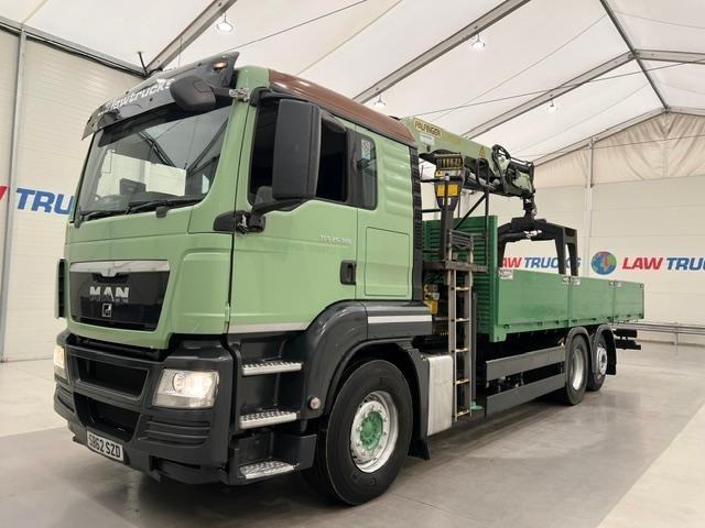 MAN TGS 26.360 6x2 Rear Lift Dropside Brick Grab
