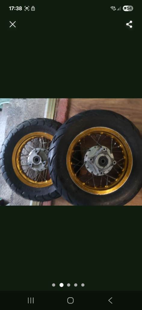 Pit bike supermoto wheels 