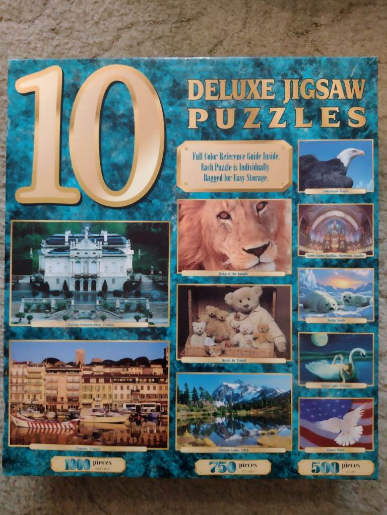 10 Deluxe Jigsaw puzzles 