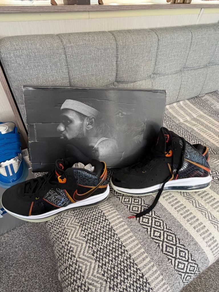 Nike LeBron James 8 Space Jam Trainers - UK Size 9, New