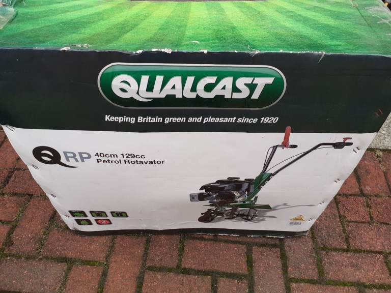 Qualcast QRP 40cm 129cc Petrol Rotavator - NEW in Box