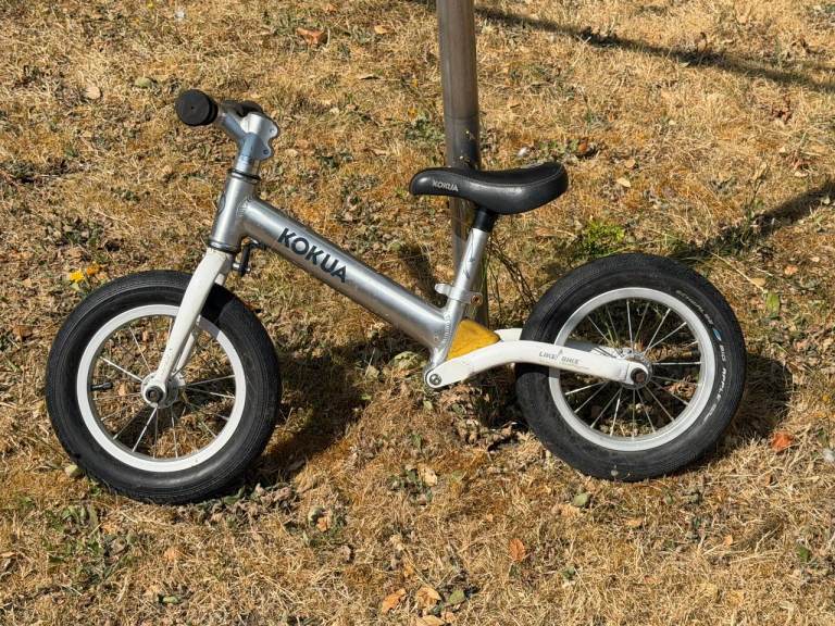 Kokua LIKEaBIKE Jumper Balance Bike – Silver, Good Condition