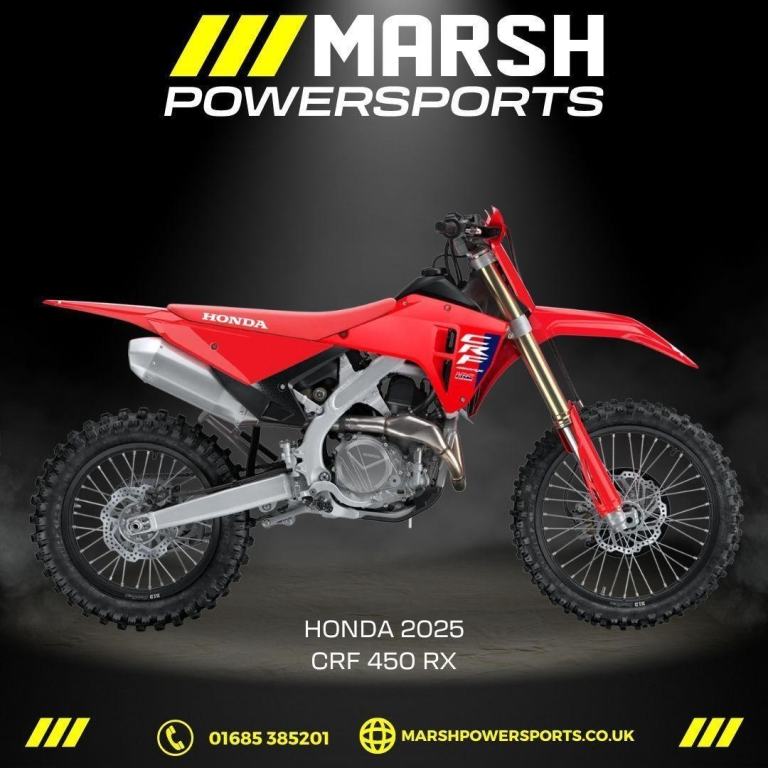Honda CRF 450 RX 2025 Enduro bike - Honda Main Dealer - Reserve Now!