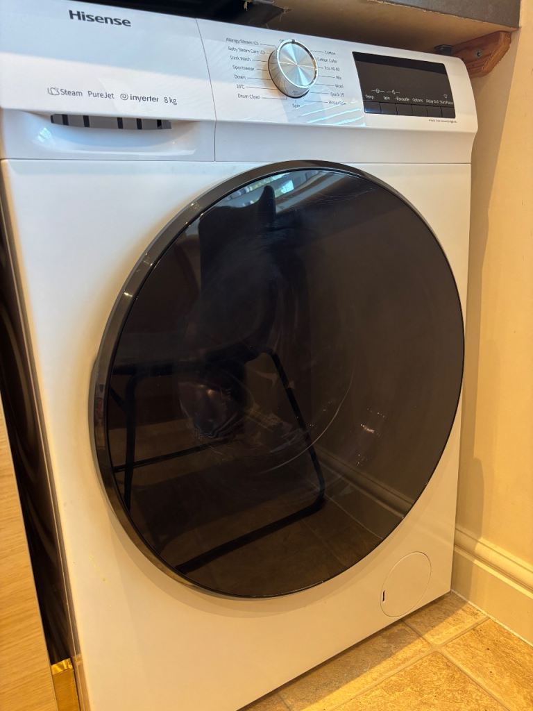 Hisense 8kg 1400rpm Washing Machine – Excellent Condition – Like New
