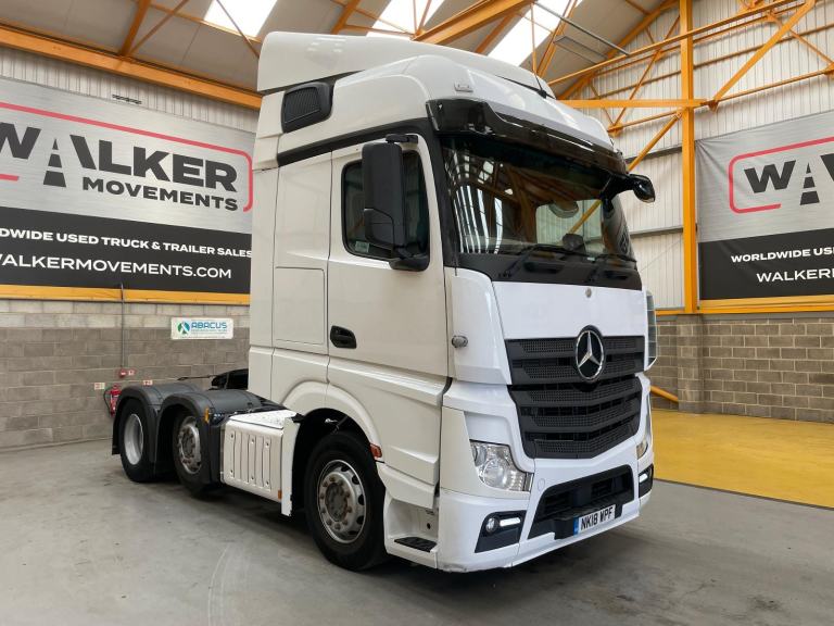 MERCEDES ACTROS 2545 BIGSPACE *EURO 6*, 6X2 TRACTOR UNIT – 2018 – NK18 WPF