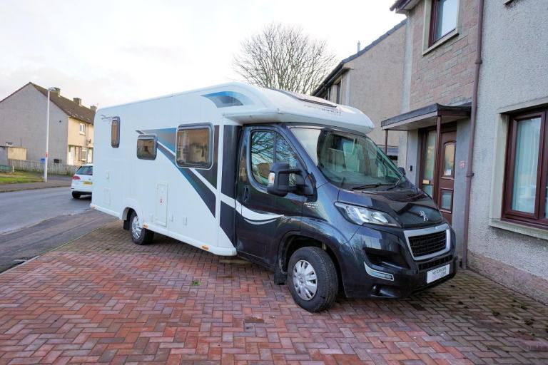 2016 Bailey Autograph Approach 745, 4-Berth, 4-Seatbelts, End Fixed Bed.  