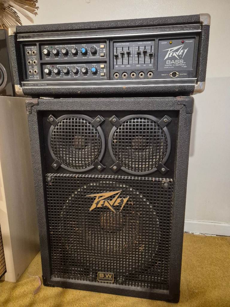 image for 1980's Peavey mark IV bass head an Cab