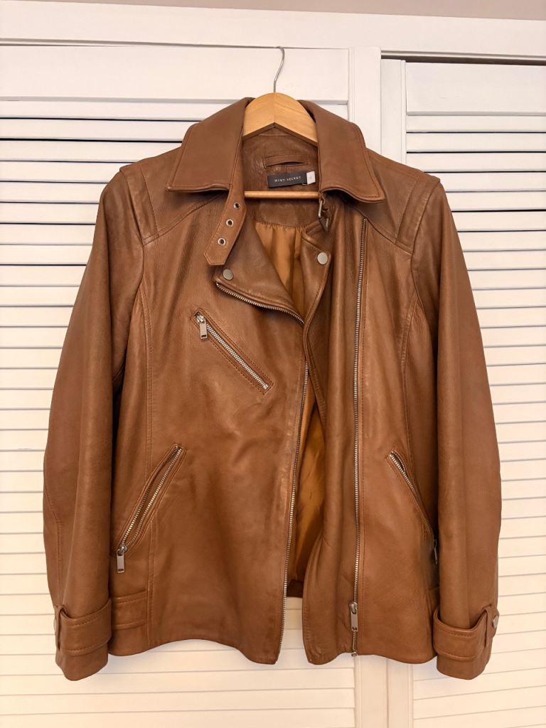 Mint Velvet Leather Biker