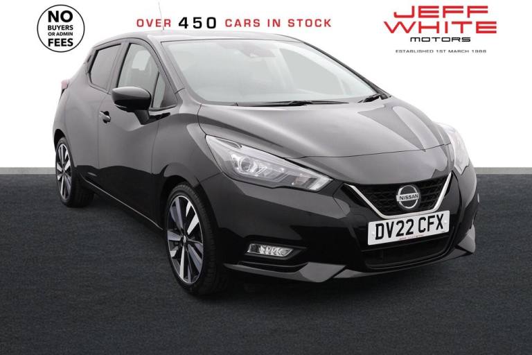 2022 Nissan Micra 1.0 IG-T Tekna 5dr XTRON Auto (SAT NAV, APPLE CARPLAY) Hatchback Petrol Automatic