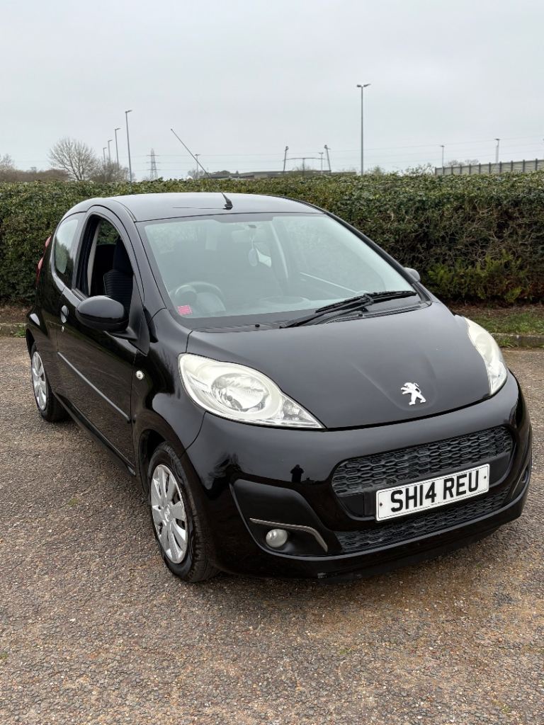 2014 Peugeot 107 manual 3 door black 