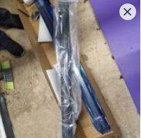 Black Roof Rack Cross Bars - Locking Rails for Defender 2020 onwards - Brand New - £80