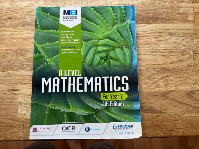 A-Level Maths OCR course book for Year 2