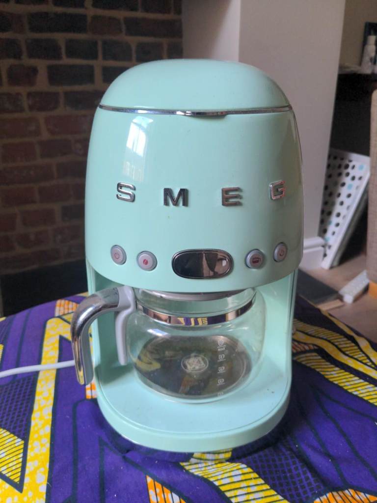 SMEG Coffee Machine - Mint Green, Excellent Condition
