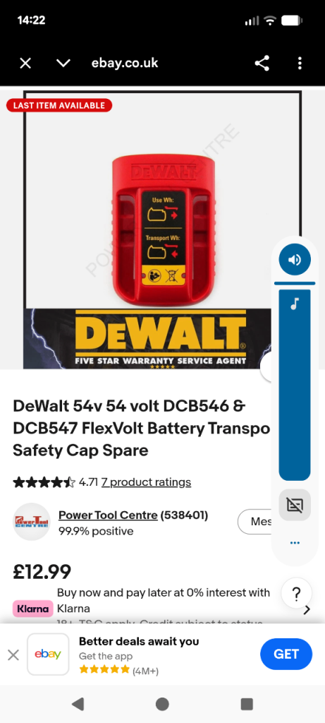 4 covers DeWalt 