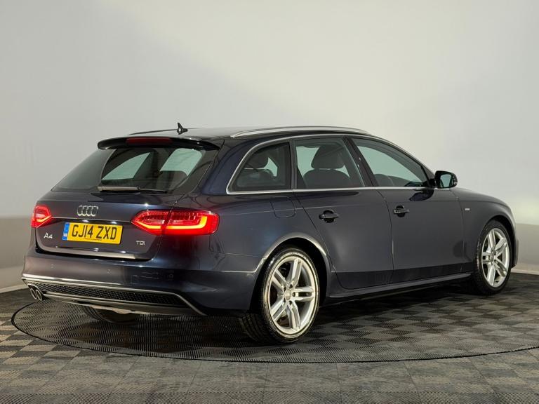 2014 AUDI A4 S LINE 2.0 DIESEL TDI ESTATE 1 PREVIOUS OWNER £165 TAX 60+ MPG