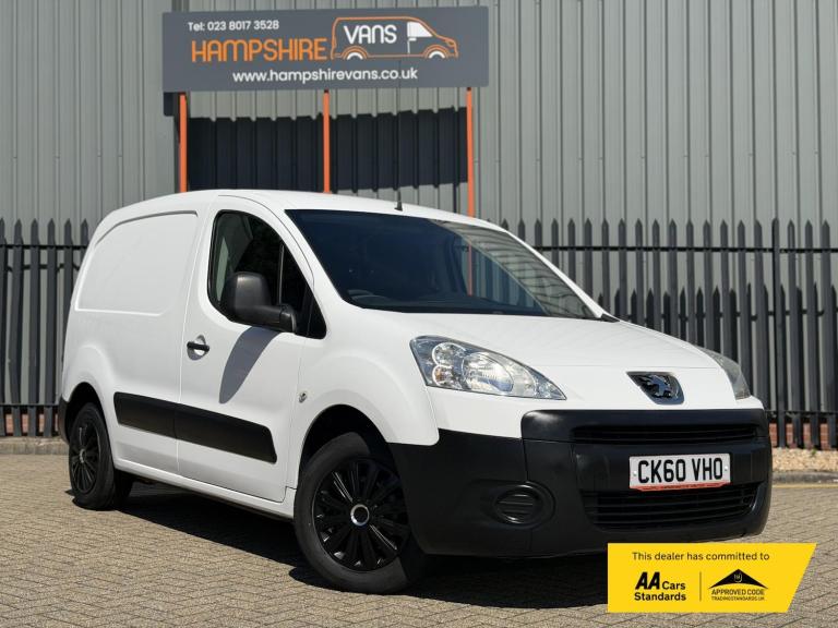 2011 Peugeot Partner 1.6 HDi 625 S Panel Van 4dr Diesel Manual L1 (153 g/km, 75 bhp) Panel Van Di...