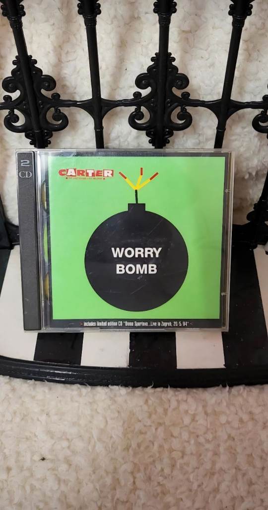 Carter USM Worry Bomb CD Album - Live In Zagreb 1994