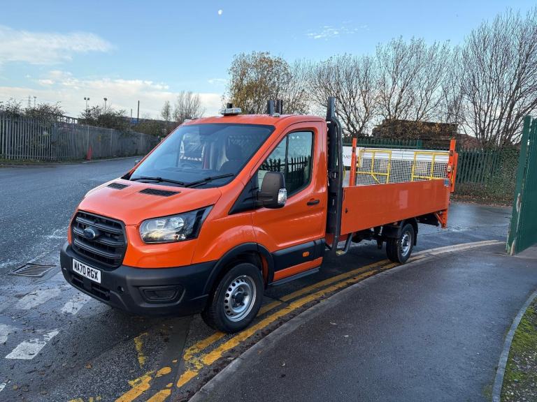 70 Ford Transit 130 350 rwd 14ft dropside/flatbed pickup with taillifed NO vat 