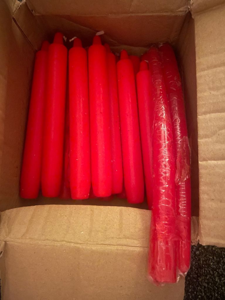 Bundle of Red Candles