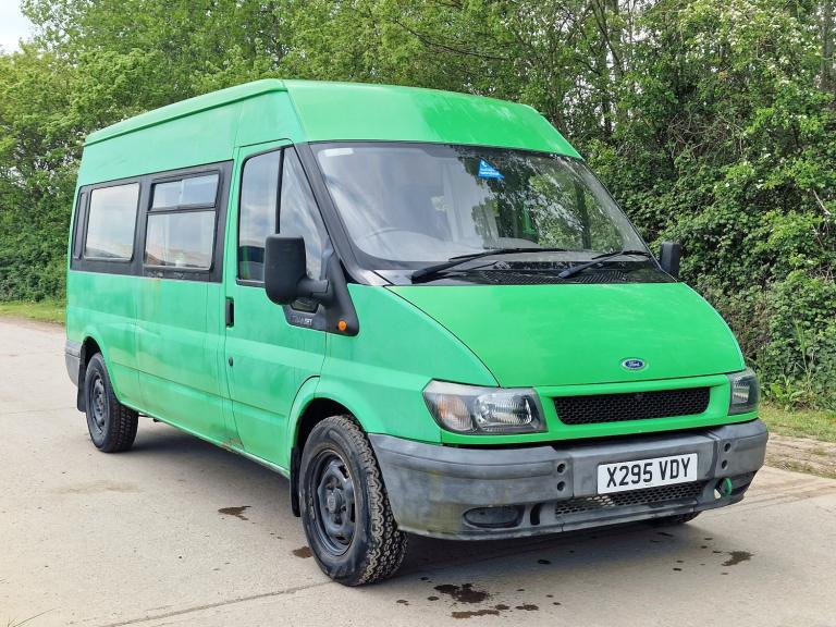2001 Ford Transit Green 350 LWB 5 Seat Camper  Low 62k Miles  Drives Perfect
