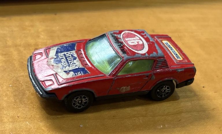 Corgi Juniors Triumph TR7 - Best of British - Amber Windows - Black Base