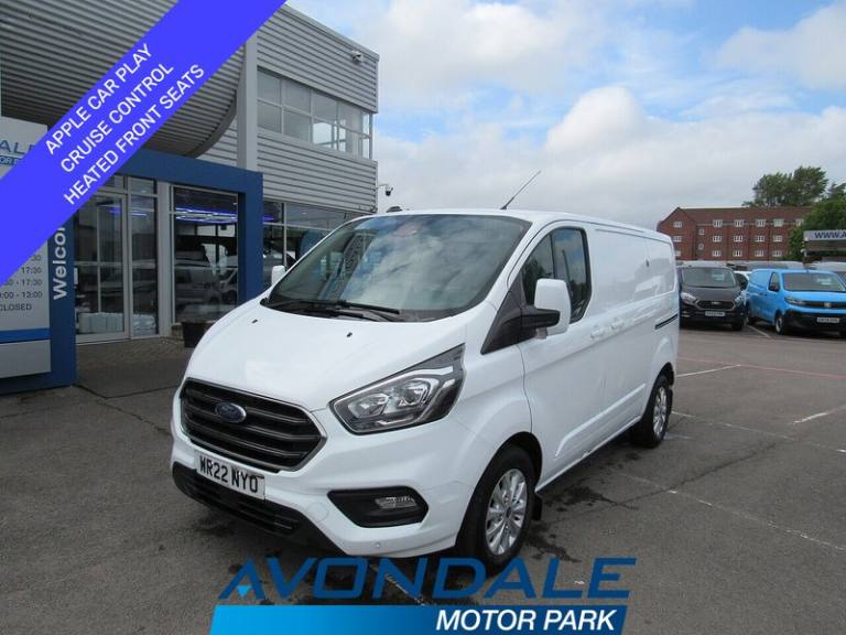  Ford Transit Custom 300 EcoBlue Limited L1 SWB WHITE EURO 6 VAN 2.0 5dr Panel Van Manual Diesel ...
