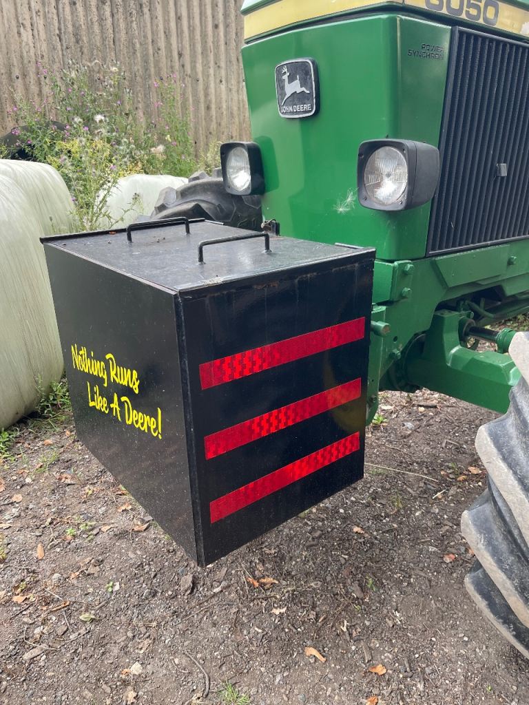 Tractor weight/toolbox