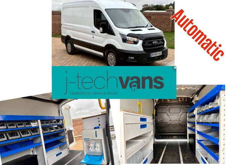 2020 Ford Transit 2.0 EcoBlue L2 H2 Leader Van Auto *** Automatic Workshop Van *** PANEL VAN Dies...