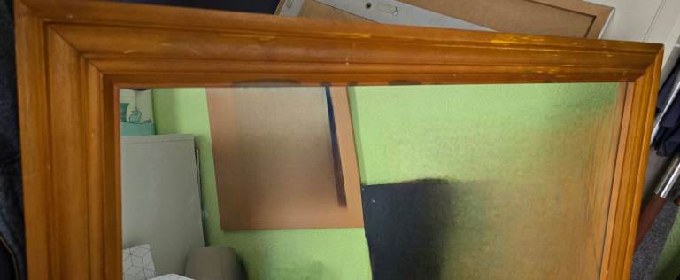 Very Large Pine Mirror