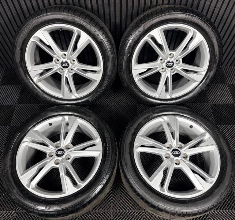 19'' GENUINE AUDI Q3 S LINE 5 DOUBLE SPOKE NEW MODEL ALLOY WHEELS TYRES ALLOYS
