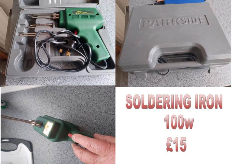 Soldering gun kit 240V 100W WITH LIGHT