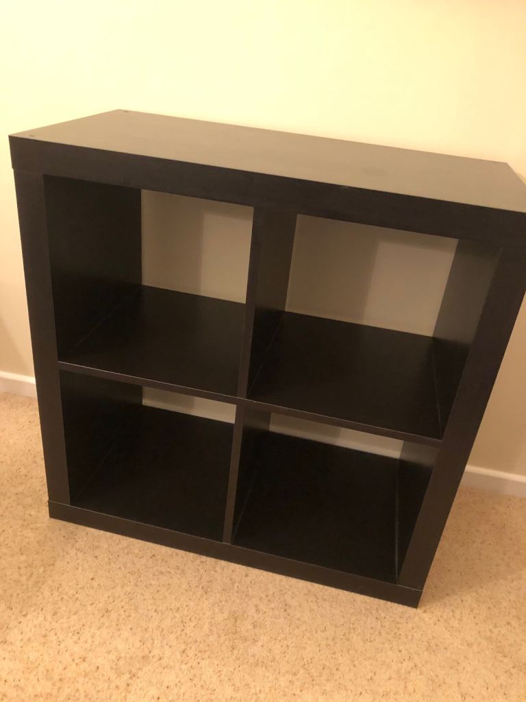 image for Ikea Black Expedit 2x2 Unit Available