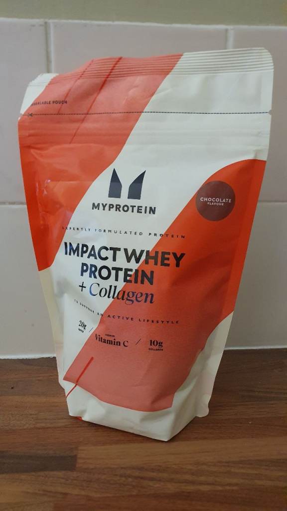 Myprotein Impact Whey Protein + Collagen - Chocolate Smooth 375g - New