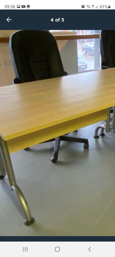 Maple 1500 mm office desks 