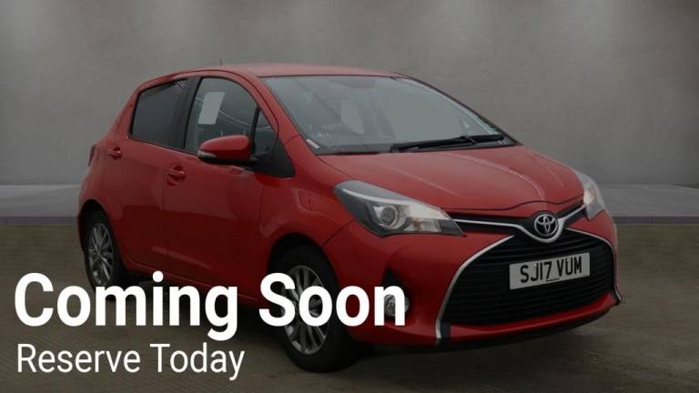 2017 Toyota Yaris 1.33 Dual VVT-i Icon Hatchback 5dr Petrol Manual Euro 6 (99 ps) Hatchback Petro...