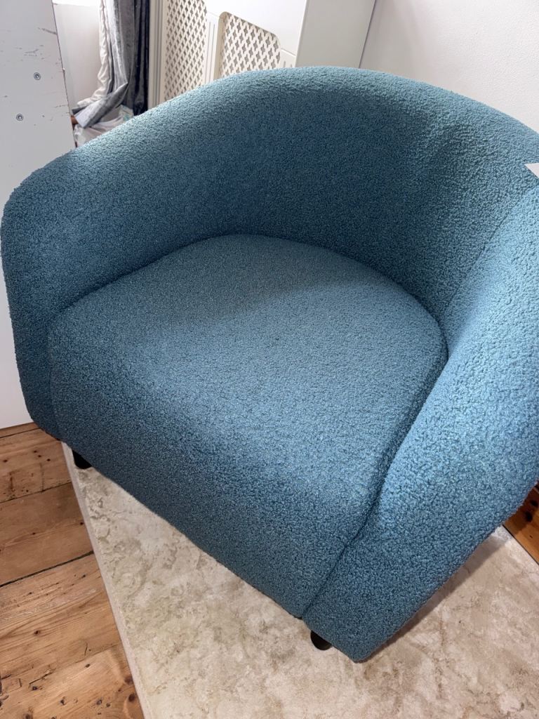 Boucle Teddy tub chair