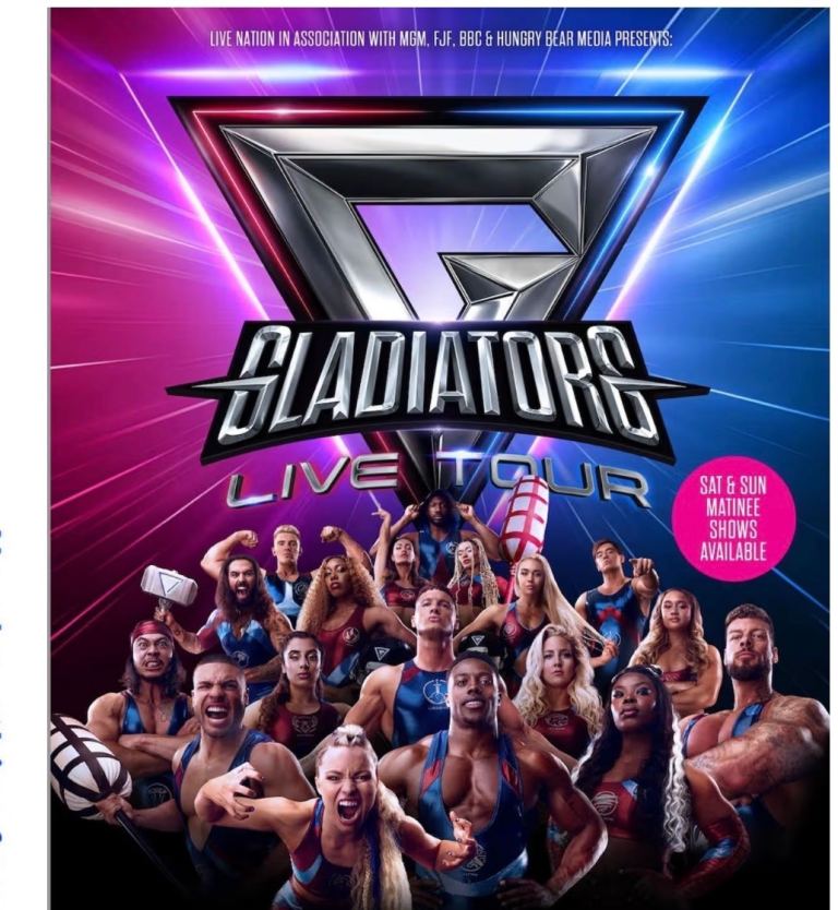 Four tickets Gladiators Live Tour 11th October 