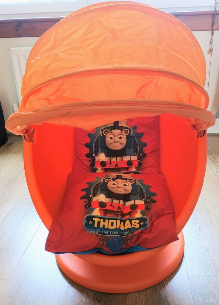 Ikea children swivel eggchair 