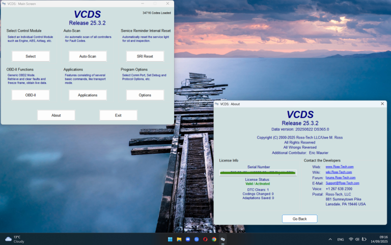 VCDS 25.3.2 VAG COM HEX V2 Diagnostic cable interface Volkswagen Seat audi skoda