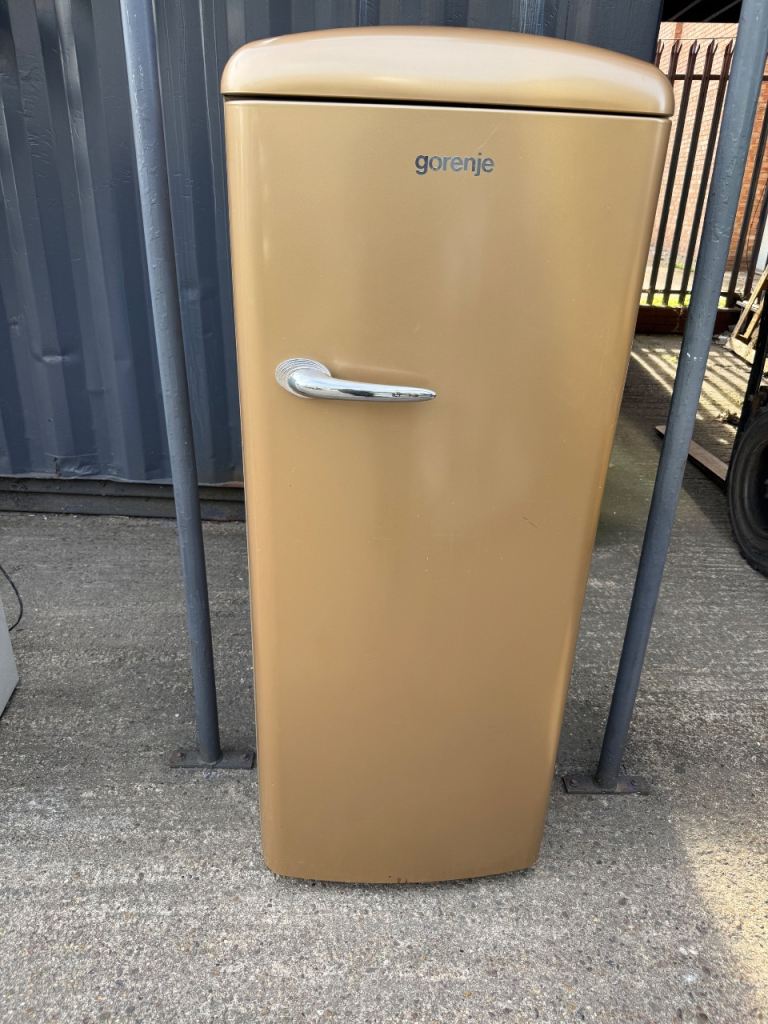 Gorenje Gold Retro Fridge Freezer – Good Condition