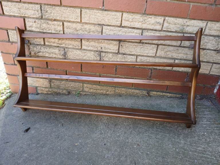 Elm Ercol Hanging Plate Rack Shelves 