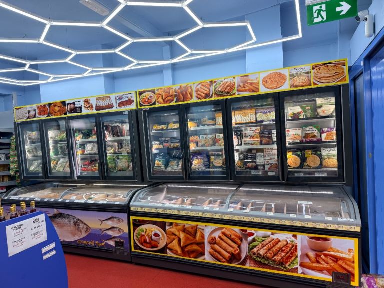 2 Upright Display Freezers & 4 Athens 250; outstanding condition. 6 Freezers;  2.5 metres each. 