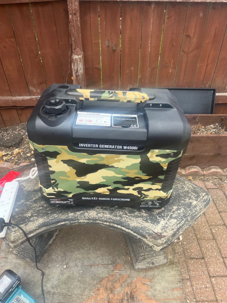 Power-AG Inverter Generator WN4500i Camouflage – Good Condition