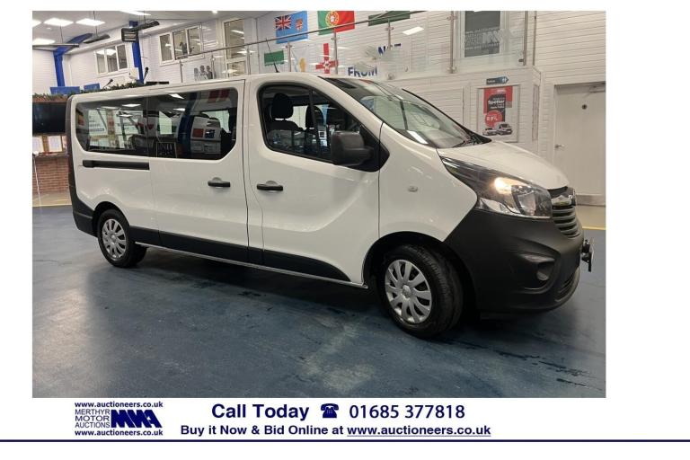 2018 Vauxhall Vivaro L2 1.6CDTI 120PS 9 SEAT LWB MINIBUS (EURO 6) ------------------------------ ...