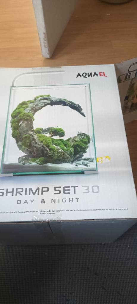 Fish tank  shrimp set 30 day and night 