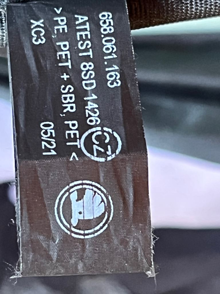 Skoda Kamiq (2019 to Present) Car Floor Mats Black Rubber with OE Skoda Boot Liner