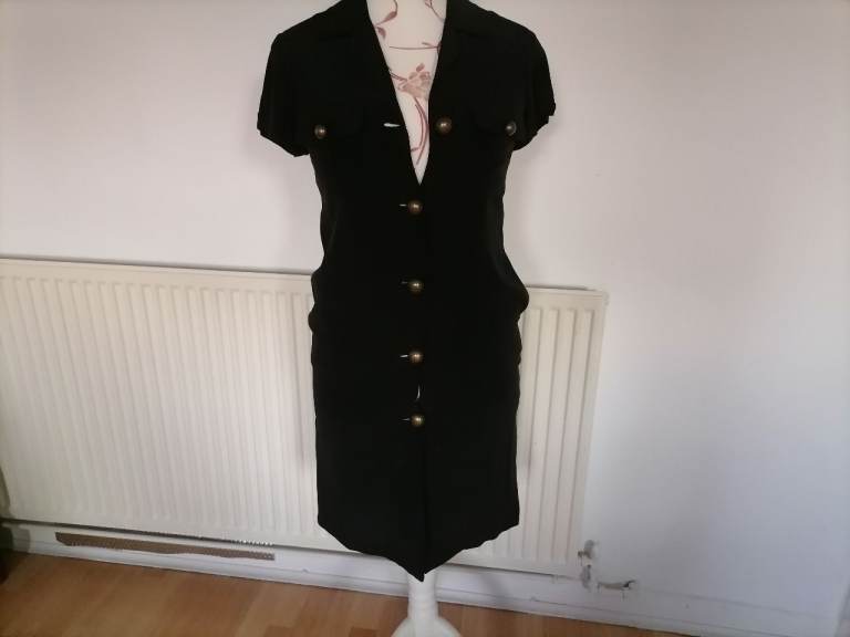 Vintage 00's Designer  USA SEA NEW YORK Chic Silk Pure Silk Dress. Ex Cond. Dress. Size : S 