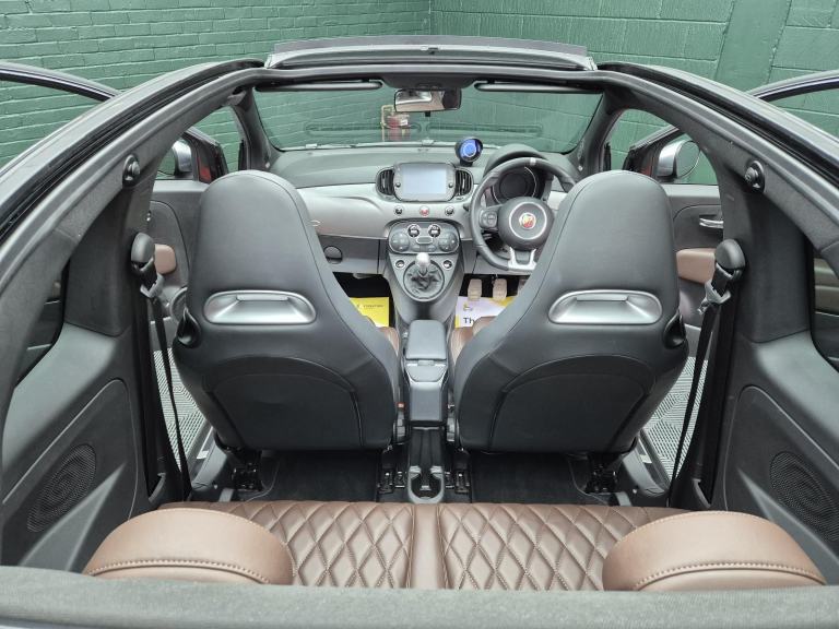2022 Abarth 595C Turismo Convertible, Leather,Motorhome Tow Car (Braked) A Frame