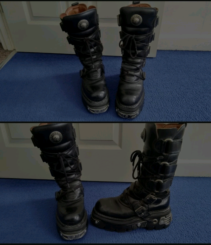 VINTAGE NEW ROCK BOOTS. 