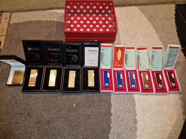Antique lighter collection rare set